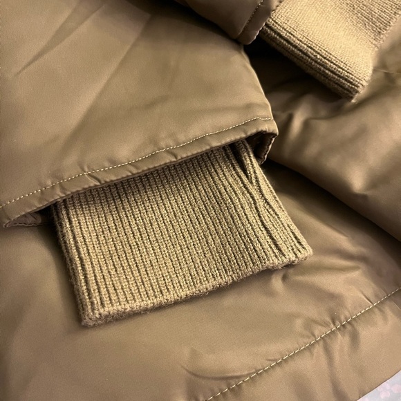 LUCKY BRAND Olive Hooded Women's Jacket SIZE L - Picture 6 of 6